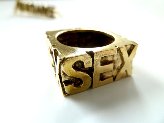 ... ring would be a no-no (for a wedding ring, otherwise itâ€™s awesome